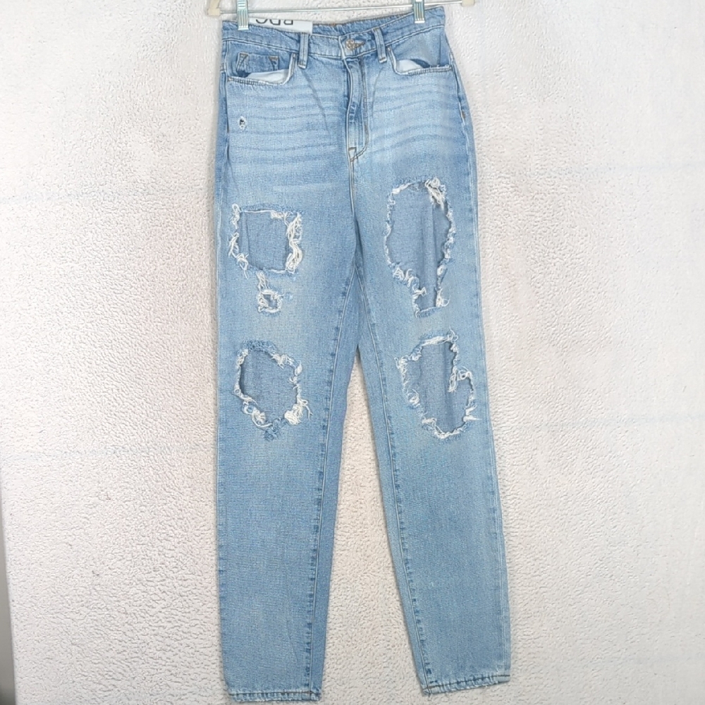 BDG‎ Women's Distressed Destroyed High Rise Dad Jeans Waist 27